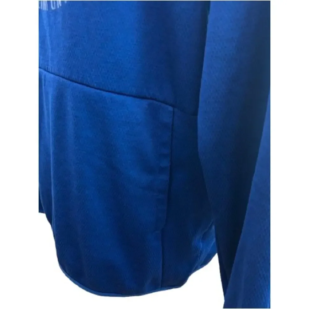 adidas Men's Badge Of Sport Royal Blue Pullover Hoodie Sweatshirt. Size M.